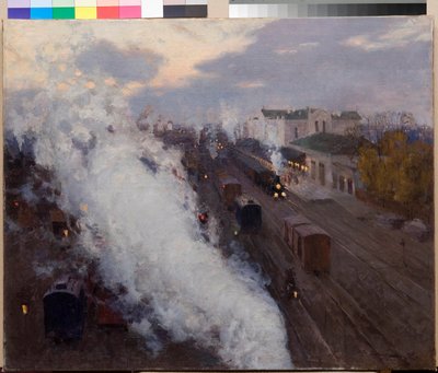 Stazione ferroviaria di Kharkov da Sergei Arsenevich Vinogradov