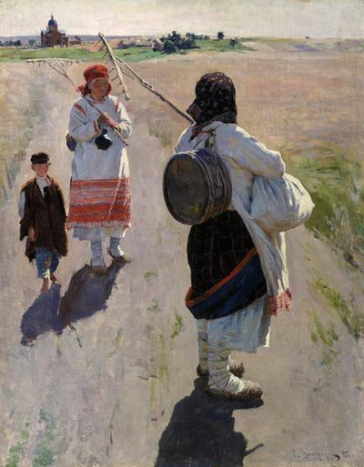 Sulla strada per il lavoro da Sergei Arsenevich Vinogradov