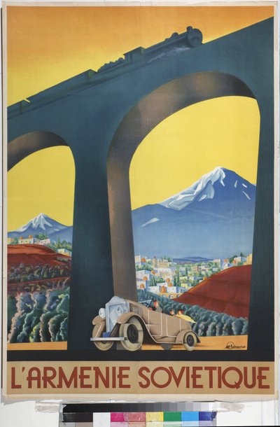 Armenia Sovietica (Poster della compagnia Intourist) da Sergei Dmitrievich Igumnov