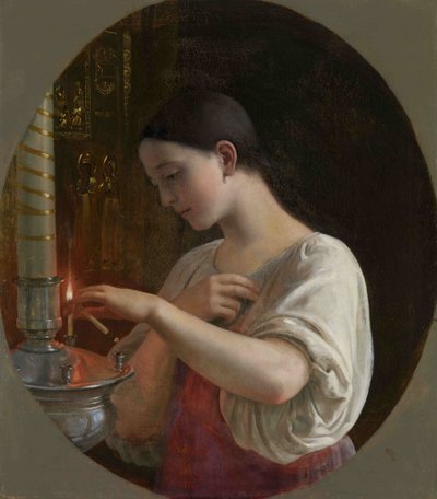In chiesa da Sergei Ivanovich Gribkov