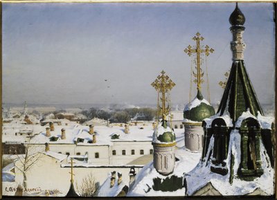Veduta dalla finestra della scuola di pittura, scultura e architettura di Mosca da Sergei Ivanovich Svetoslavsky