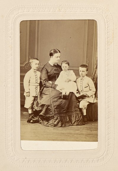 P[rin]cesse Clotilde e i suoi figli. da Sergei Luvovich Levitsky