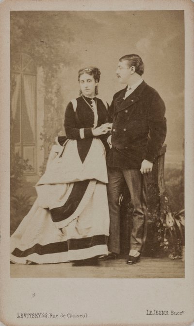 Paul Pavlovich Demidoff, 2° Principe di San Donato, con sua moglie Maria, 1863 da Sergei Lvovich Levitsky