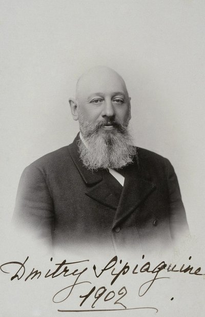 Ritratto di Dmitry Sergeyevich Sipyagin 1853-1902 da Sergei Lvovich Levitsky