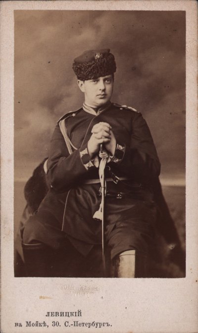 Ritratto del granduca Vladimir Alexandrovich di Russia da Sergei Lvovich Levitsky