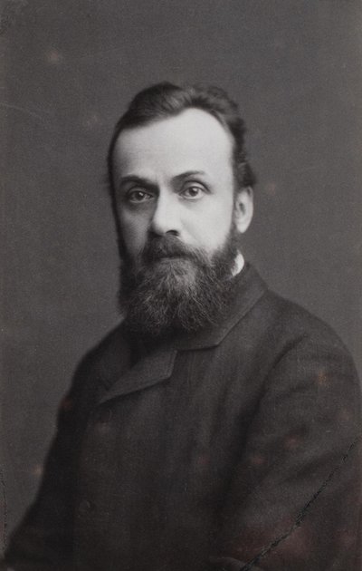Ritratto dello scrittore Gleb Ivanovich Uspensky 1843-1902, 1870 da Sergei Lvovich Levitsky