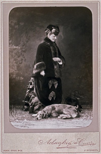 Principessa Ekaterina Mikhailovna Dolgorukova 1847-1922, anni 1870 da Sergei Lvovich Levitsky