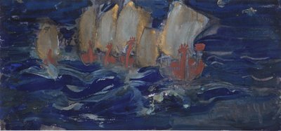 Illustrazione per la fiaba dello Zar Saltan di A. Puškin da Sergei Vasilievich Malyutin