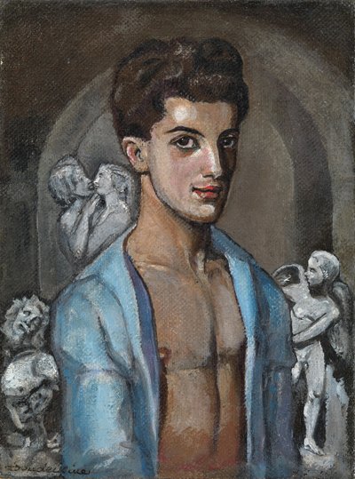 Ritratto del coreografo e ballerino Léonide Massine 1896-1979 da Sergei Yurievich Sudeykin