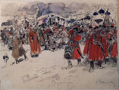 La truppa degli Streltsy da Sergej Vasilevic Ivanov