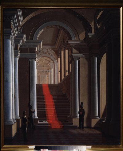 La scala del palazzo Anichkov a San Pietroburgo da Sergey Konstantinovich Zaryanko