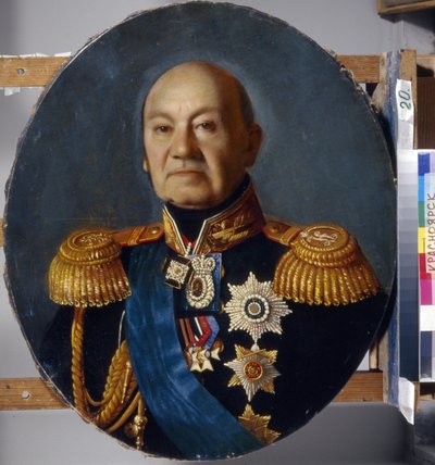 Ritratto del conte Arseny Andreyevich Zakrevsky da Sergey Konstantinovich Zaryanko