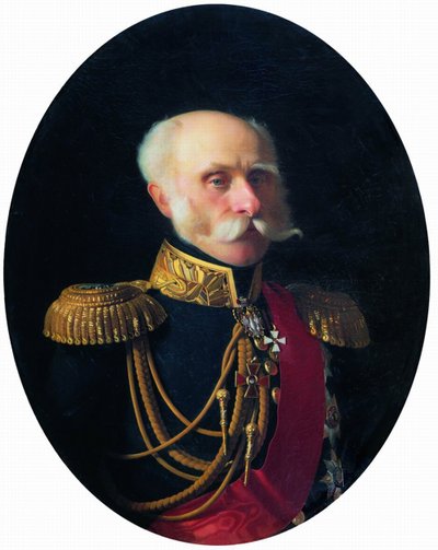 Ritratto del conte Fëdor Petrovič Litke 1797-1882 da Sergey Konstantinovich Zaryanko