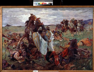 Battaglia tra russi e tartari da Sergey Nikolayevich Arkhipov
