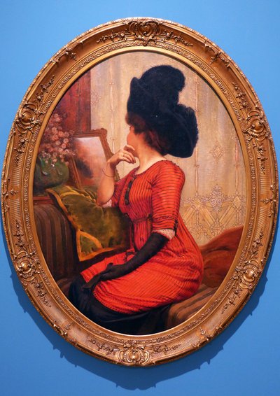 La donna in rosso da Servais Joseph Detilleux