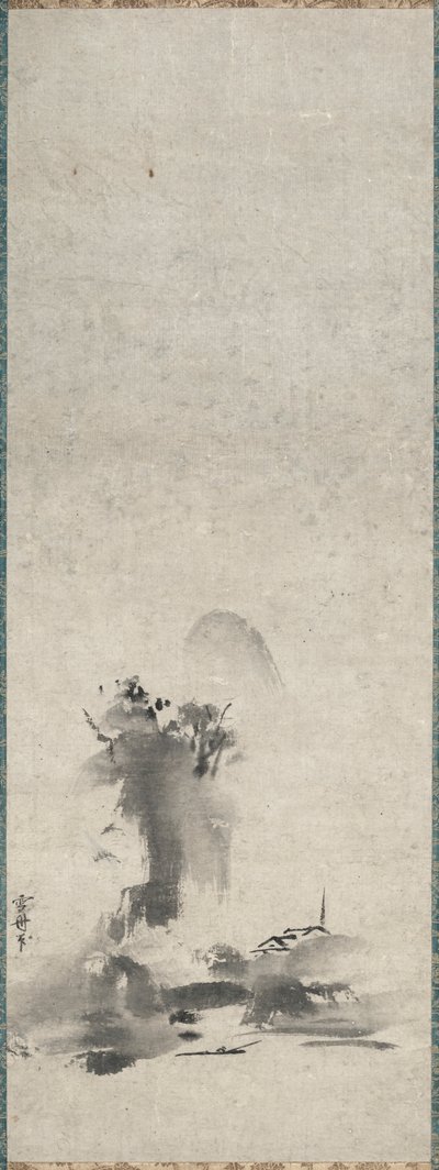 Haboku, paesaggio a inchiostro spruzzato da Sesshû Tôyô