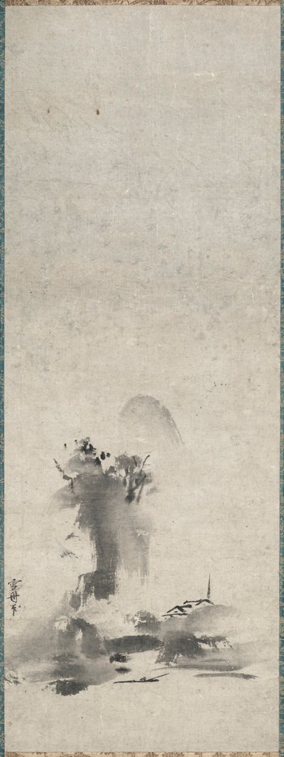 Haboku, Paesaggio a inchiostro spruzzato, 1400-primi 1500 da Sesshû Tôyô
