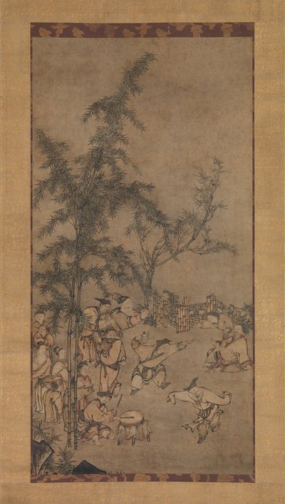 Sette Saggi del Bosco di Bambù, 1550 da Sesson Shukei