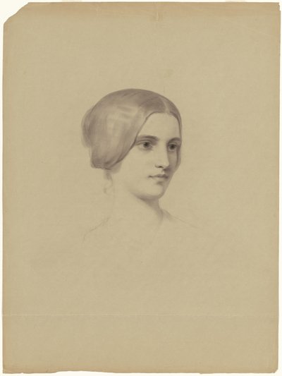 Testa di una Giovane Donna da Seth Wells Cheney