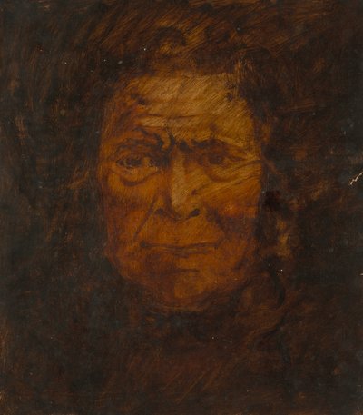 Il volto di un uomo da Severin Falkman