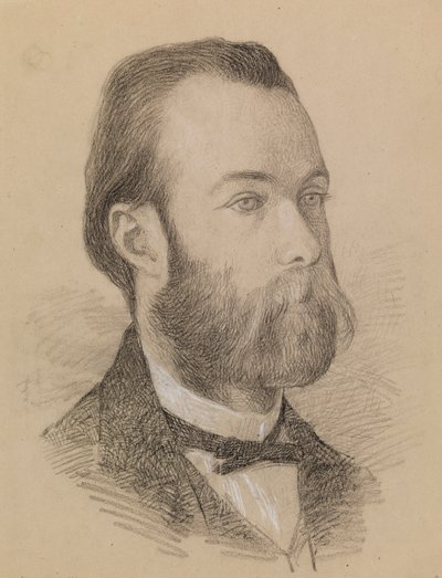 Ritratto di un uomo da Severin Falkman