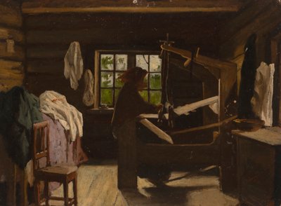 Donna al telaio da Severin Falkman