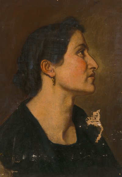 Donna di profilo da Severin Falkman