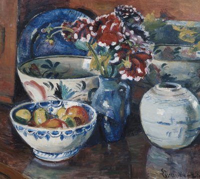 Composizione con Vasi e Fiori da Severin Grande