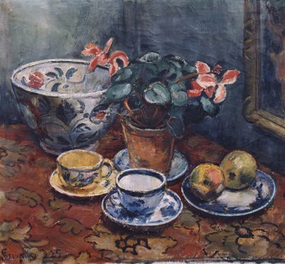 Tazza, fiori e frutta da Severin Grande