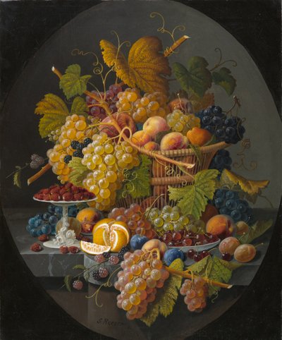 Natura morta con frutta da Severin Roesen