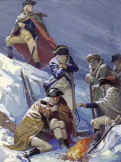 George Washington, quando era generale, durante la Guerra d