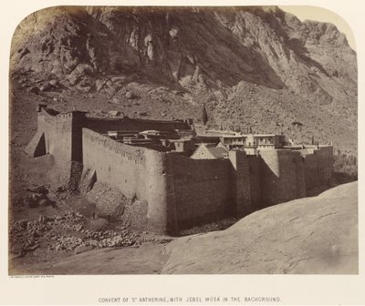 Convento di Santa Caterina, con Jebel Músá sullo Sfondo da Sgt. James M. McDonald