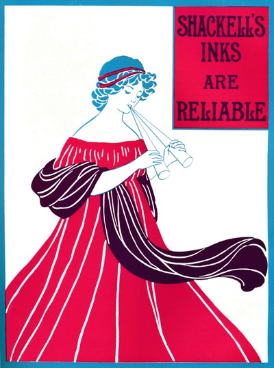 Gli inchiostri di Shackell sono affidabili, 1907 da Shackell Edwards and Co