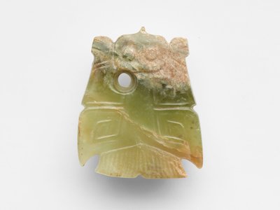 Pendente a forma di uccello, rielaborato, c.1300-1050 a.C. da Shang Dynasty Chinese School