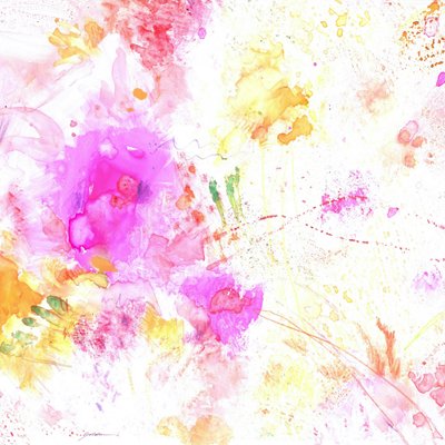 Fiori astratti dai colori vivaci da Sheila Golden