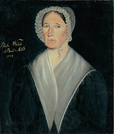 Ritratto di Mrs. William W. Welch, c. 1837 da Sheldon Peck