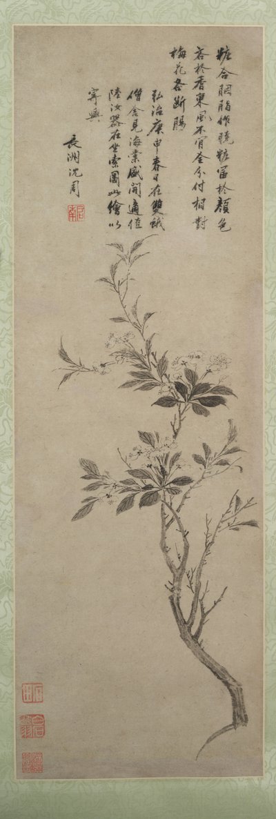 Melo in fiore da Shen Zhou