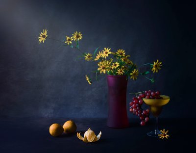 Fiori e frutta di Moody da Shi &amp Wei