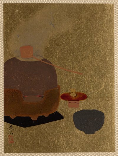Apparato per la Cerimonia del Tè da Shibata Zeshin