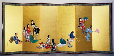 I quattro passatempi eleganti - Musica, il gioco del Go da Shibata Zeshin