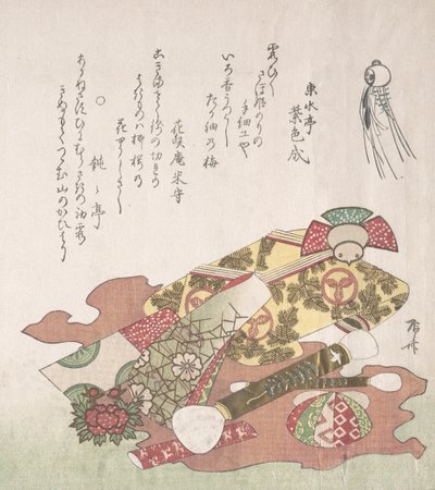 Pennelli e ornamenti di carta, 19° secolo da Shinsai