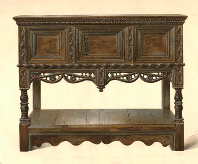 Credenza, 1904 da Shirley Charles Llewellyn Slocombe