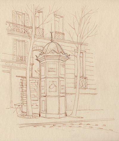 Colonna pubblicitaria, Parigi, Francia da Shirley Markham