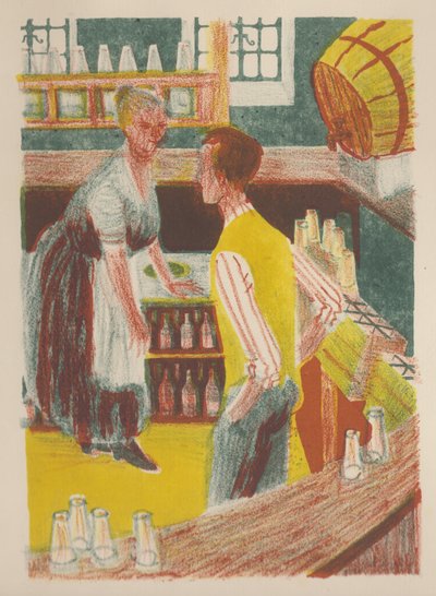 Dietro il bancone, 1952 da Shirley Markham