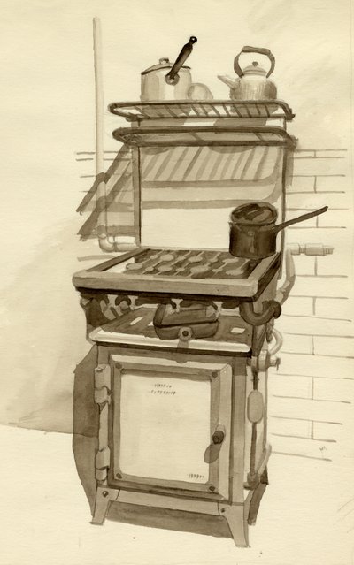 Fornello a gas, 1951 da Shirley Markham