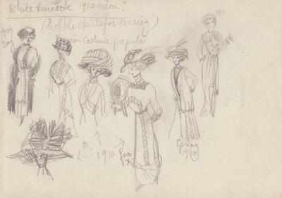 Costume storico, c. 1950 da Shirley Markham