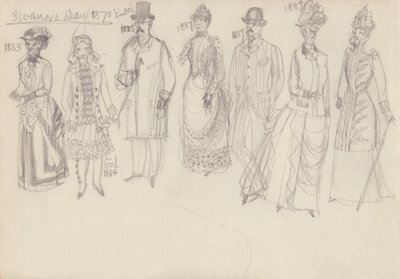 Costume Storico, c1950 da Shirley Markham