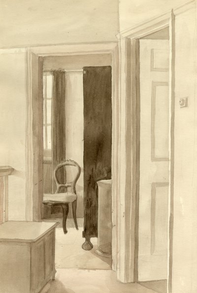 Interno con sedia, c1950 da Shirley Markham