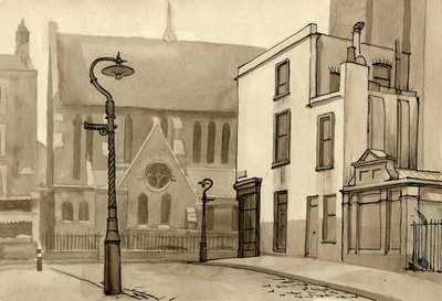Lampione e chiesa da Shirley Markham