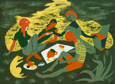 Picnic, c1950 da Shirley Markham